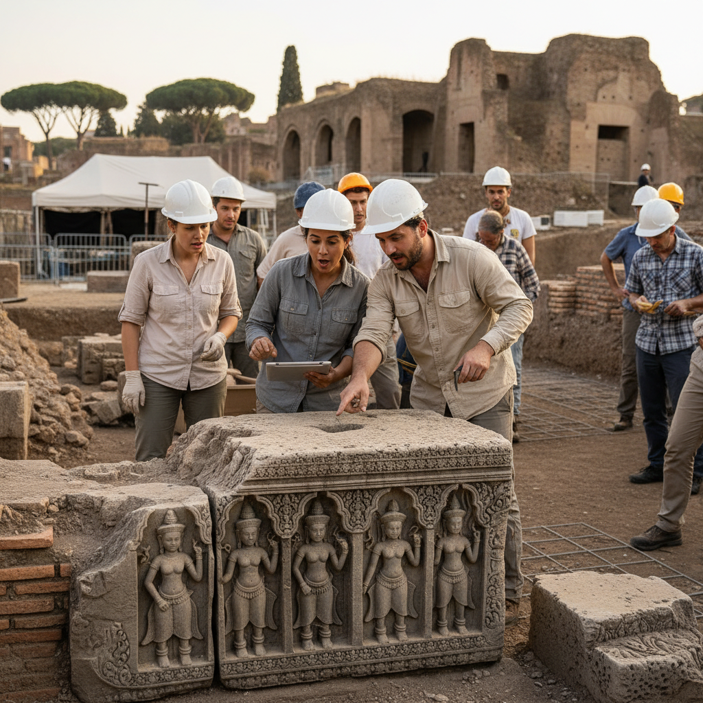 New archaeological evidence suggests Cambodian influence in ancient Roman imperial court