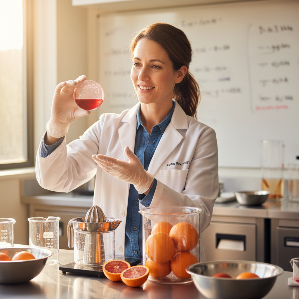 Certified Food Scientist Rachel Masterson, PhD, shares new use for blood oranges