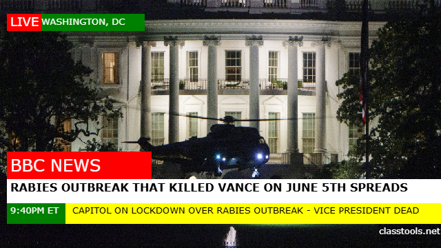 Authorities have established a security perimeter in Washington D.C. following reports of multiple fatalities linked to a rabies outbreak.