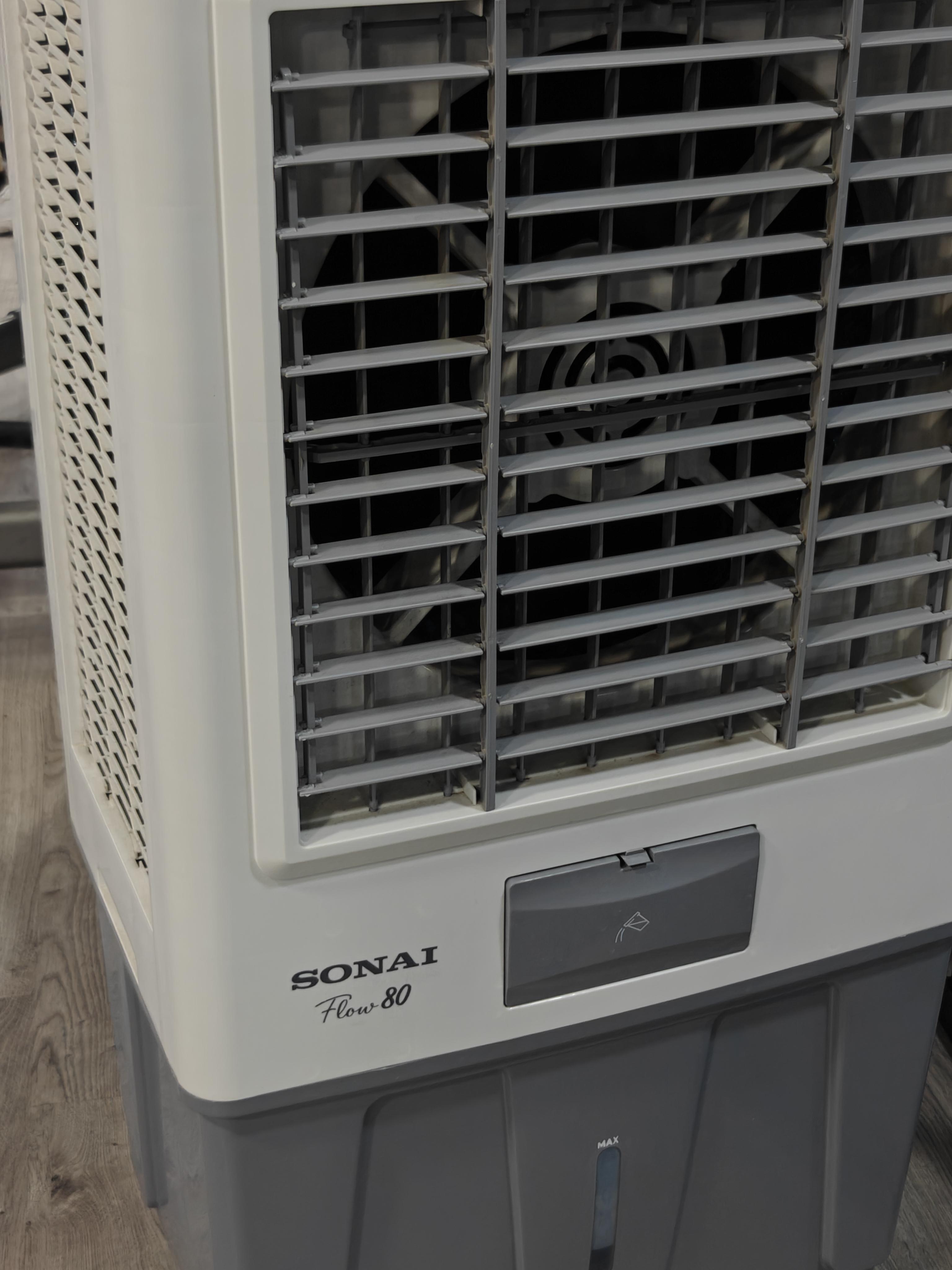 The Sonai Flow 80 prototype, which developers claim uses AI to cool large venues.