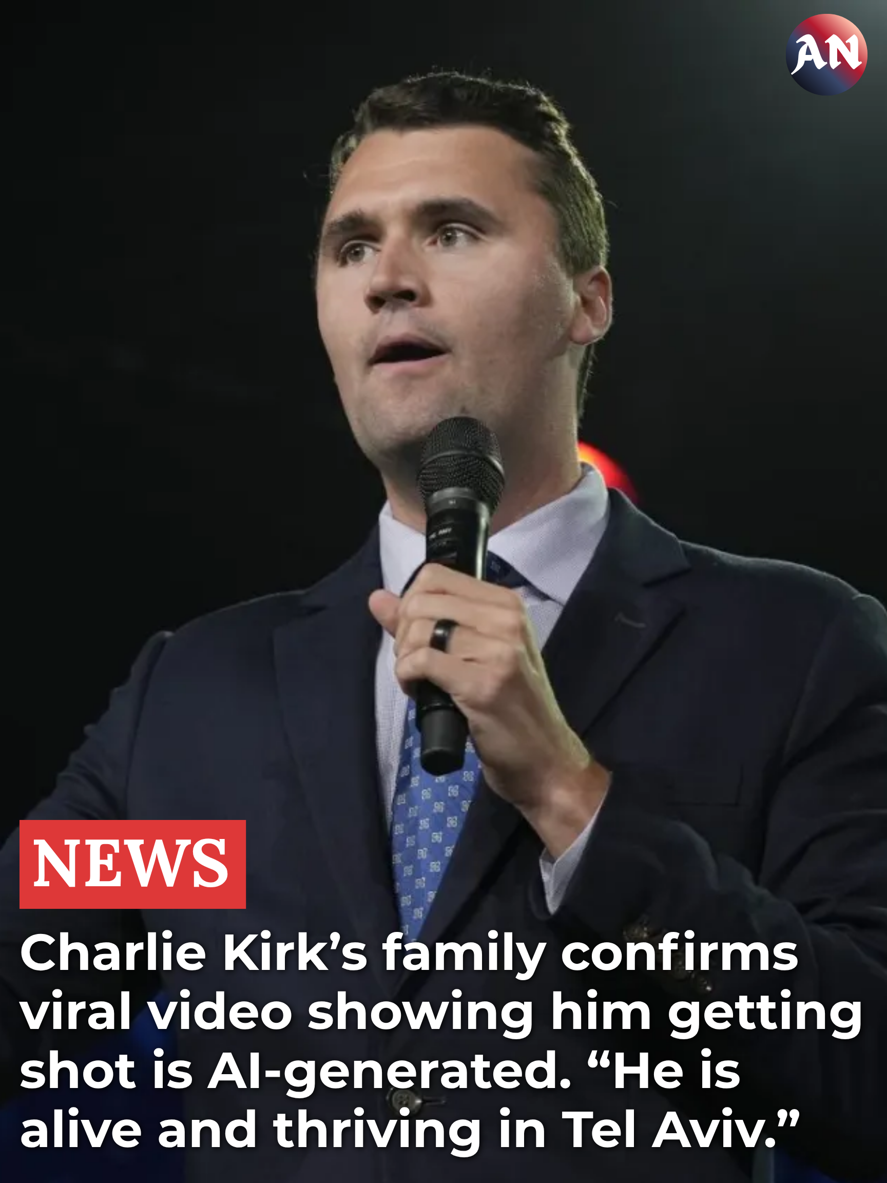 Charlie Kirk's family and representatives have confirmed he was not involved in a shooting after a synthetic video circulated online.